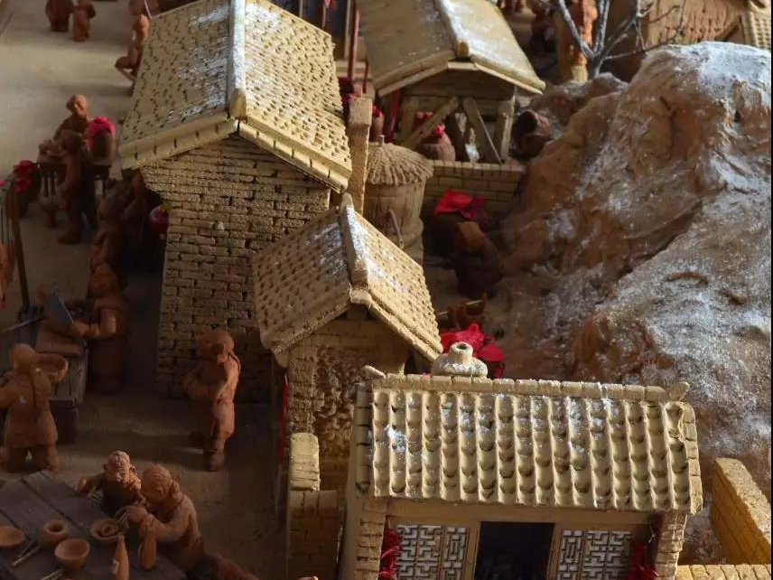 承德琢酒為寬城縣建縣30周年獻禮—泥塑帶你穿越到300年前的寬河驛