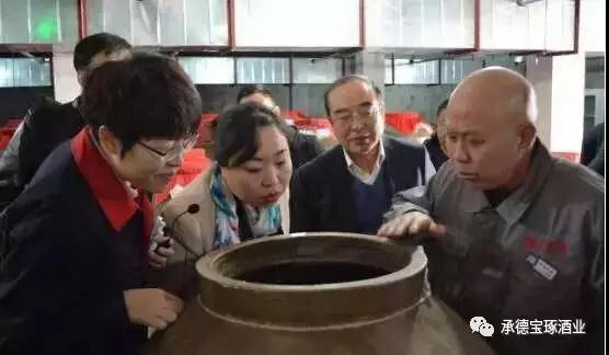 河北民族師范學(xué)院領(lǐng)導(dǎo)及專(zhuān)家導(dǎo)師來(lái)寶琢酒業(yè)參觀調(diào)研